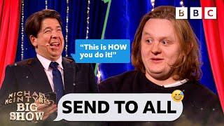 Lewis Capaldi PRANKED by Michael McIntyre toilet selfie text  Michael McIntyre’s Big Show