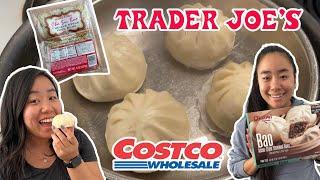 Trader Joe's vs Costco BBQ Pork Bun (Cha Siu Bao)