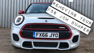 Mini F56 How to remove the JCW front bumper John Cooper Works 2014 onwards