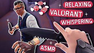 RELAXING VALORANT HARD CANDY  ASMR Gaming  Handcam, Whispering + Keyboard Sounds