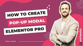 How to create a Popup with Elementor PRO