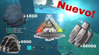 Nuevo glitch!/ Metal, Polimero y Cemento infinito! / ark survival involved / año 2024