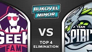 Geek Fam vs Spirit [TOP 4] Bukovel Minor 2020 Highlights Dota 2