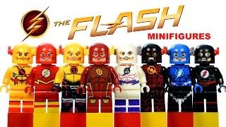 LEGO The Flash + 2014 CW's The Flash TV Series KnockOff Minifigures w/ Professor Zoom