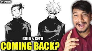 GOJO & GETO COMING BACK? | JJK Part 2? | JJK Chapter 270 Spoilers