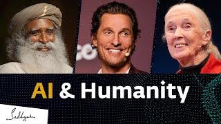 AI, Humanity & Purpose - Matthew McConaughey, Jane Goodall DBE & Sadhguru at Dreamforce 2024