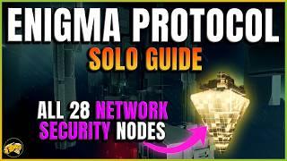 Destiny 2 - Enigma Protocol SOLO Guide ( Corrupted - Arc & Stasis ) - All 28 Security Node Locations