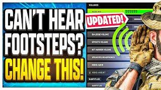 YOU NEED THESE NEW AUDIO SETTINGS! Finally Hear Footsteps In Warzone 2 / Modern Warfare 2!