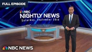 Nightly News Full Broadcast – Sept 28