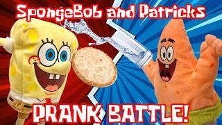 SpongeBob and Patrick's PRANK BATTLE! - SpongePlushies