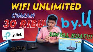 GILA BANGET!! Wifi Unlimited Cuman 30 RIBUAN. Sinyal Kuat, Bisa Pasang Sendiri Di Rumah