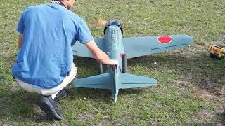 CMP Zero with a Saito 3 cylinder radial engine.