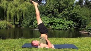 Yoga: Shoulder stand Pose (Sarvangasana)