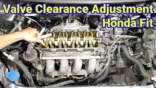 Valve Clearance Adjustment - Honda Fit