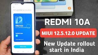 Redmi 10A India Miui 12.5.12.0 After New Update Changelog |