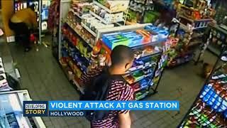 RAW VIDEO: Robbers in Hollywood shoot clerk with BB gun over case of beer | ABC7