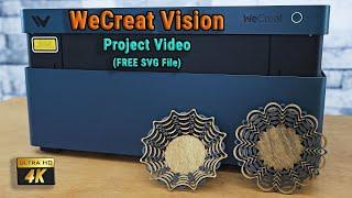 WeCreat Project Bowl Set #wecreate #laser #project #woodworking #diy #diycrafts #diyprojects