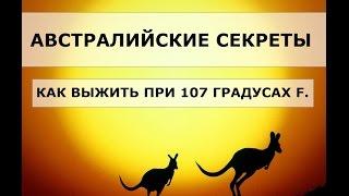 Австралийский способ защиты от  жары в 42С. Изучаем способы и средства