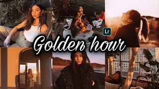 Golden Hour Preset- Free Lightroom Mobile Tutorial | DNG |Instagram Photo Editing