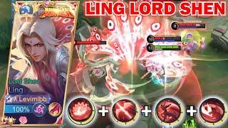 LING FASTHAND & AGGRESSIVE COMBO USING KUNGFU PANDA SKIN!! | LING LORD SHEN FASTHAND GAMEPLAY - MLBB