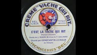 Constantin le rieur  " c'est la Vache qui rit " 1931 publicité