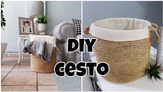 DIY Como hacer un cesto de cartón | cajas de cartón | manualidades fáciles