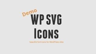 WP SVG Icon: Beautiful Icons for WordPress Sites