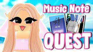 How To Find ALL MUSIC NOTES QUICKLY! Royale High Music  Quest!