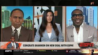 FIRST TAKE | Stephen A. Smith congrats Shannon Sharpe on new deal with ESPN