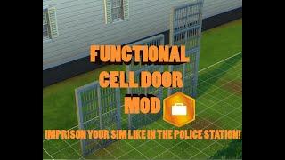 How to Download + Use Functional Cell Door Mod|Sims Don’t Stay Captured|Sims 4 (Link in description)