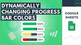 Dynamically Changing Progress Bar Color Based on Value (Google Sheets)