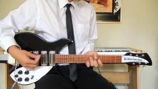 The Beatles - Twist and Shout - Rhythm Guitar Cover - Rickenbacker 325C64