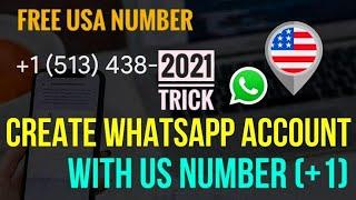 How to get a FREE USA Number for Whatsapp | Fake Whatsapp Account Trick 2022 | Free Virtual Number