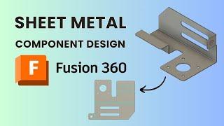 Sheet Metal Component design using Autodesk Fusion 360