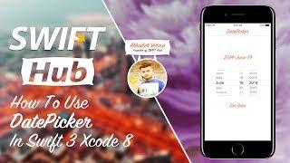 How to Use DatePicker in Swift 3 Xcode 8