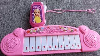 6 minutes satisfying with unboxing Hello Kitty piano and Benign cell phone toy | asmr