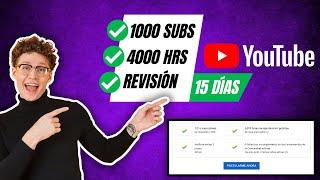  Como comprar 1000 suscriptores y 4000 horas para YouTube  Monetizar Canal  NO BOTS