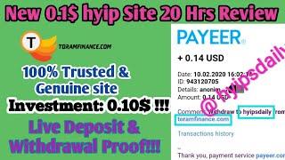 1.10$ live proof! Toramfinance.com - hyip review; status: good & paying! Min invest: 0.10$