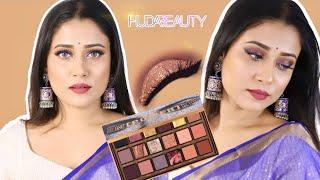 Huda Beauty EMPOWERED Eyeshadow Palette Full Review #barshapatra #hudabeauty #eyeshadowpalette