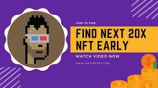 How To Find NFT Drops Early | How To Find Next 20X NFT (Secret method )