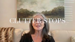 CLUTTER STOP! What Is A Clutter Stop #flyladykat