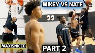 Nate Robinson & Mikey Williams Exchange BUCKETS! Maxisnicee, Nate's Sons, All Put WORK In Together 