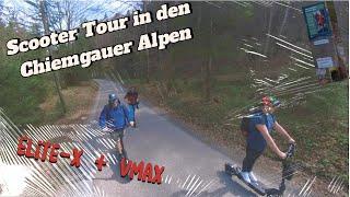 E-Scooter Tour in den Chiemgauer Alpen  Elite-X + VMAX 