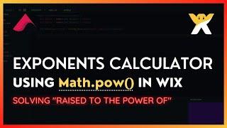 Simple Steps To Make An EXPONENT CALCULATOR in WIX | Math.pow() | EASY STEPS!!