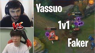 When Yassuo FOUND Faker In EU Rank | Yassuo 1v1 Outplayed Faker In EU SoloQ 