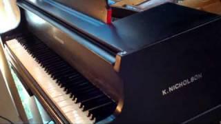 K.Nicholson Baby Grand Piano KNM1Dse Playing Under The Boardwalk.avi