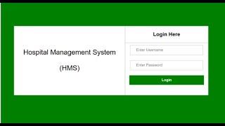 HOSPITAL IN PHP, CSS, JAVASCRIPT, AND MYSQL | FREE DOWNLOAD