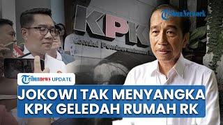 Jokowi Tak Menyangka Rumah Ridwan Kamil Digeledah KPK terkait Dugaan Korupsi: Ya Sangat Kaget!