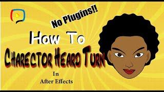 How to make a simple Head Rig No plugins | After Effects Character Rigging