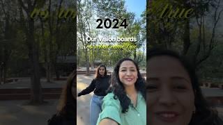 Our 2024 vision board vs what came true #visionboard #manifestation #planning #plannercommunity